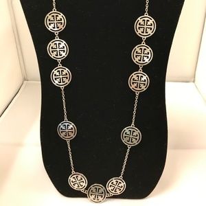 Silver Necklace w/Silver Charms